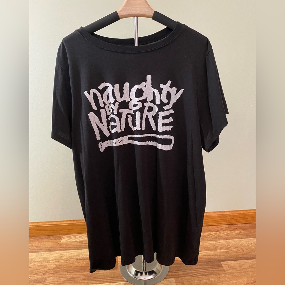 Torrid Black Naughty by Nature Graphic T-Shirt Size 3X